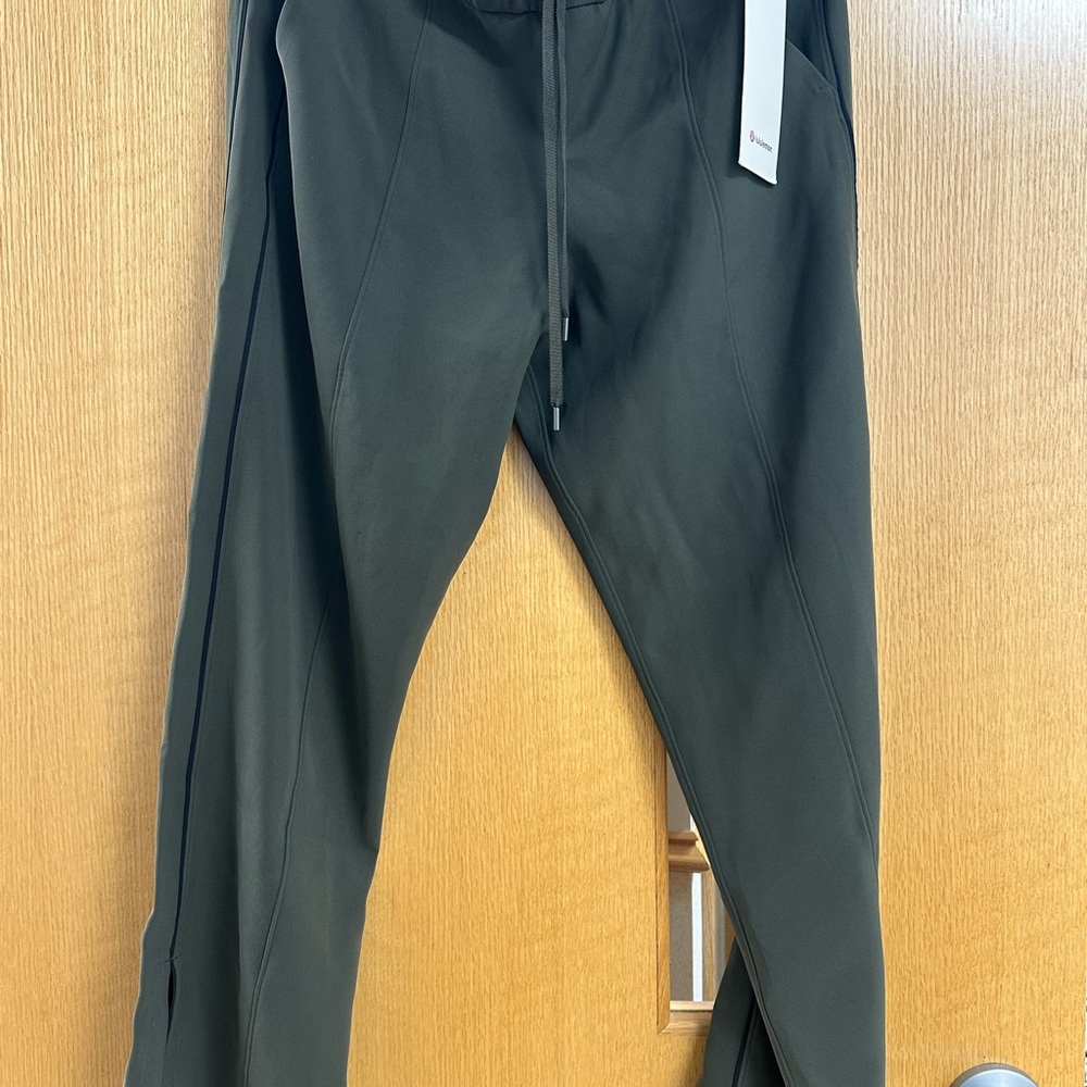 lululemon athletica Dark Green Wide Leg Pants